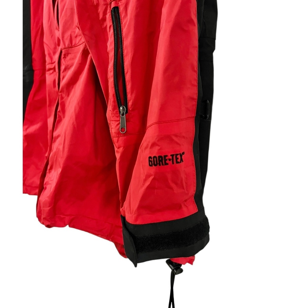 Vintage The North Face Gore-Tex Mountain Light Parka Jacket Red Black 90s Gorp L - Picture 5 of 11